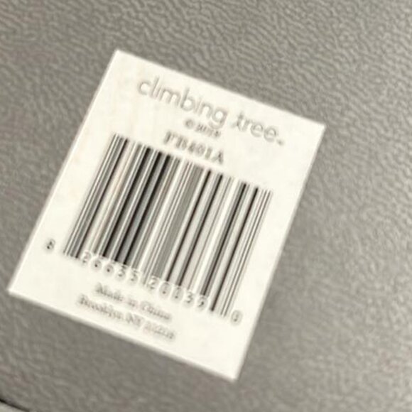 Gray Zip Around Case Climbing Tree Branded- notebook -  NEW - see pics - Picture 3 of 6